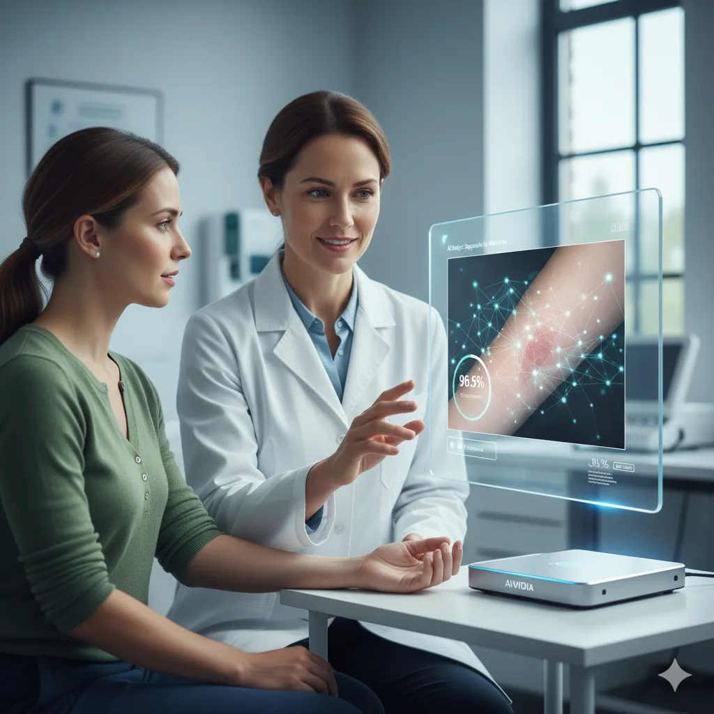 تشخیص سرطان پوست با هوش مصنوعی آیویدیا