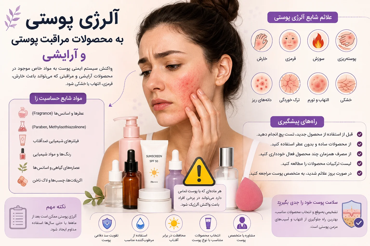 آلرژی پوستی